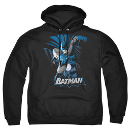 Justice League Batman Blue &amp; Gray Pullover Hoodie Pullover Hoodie Batman   