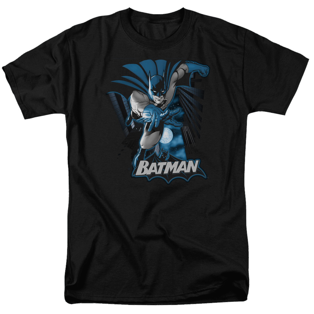 Justice League Batman Blue & Gray Men's Regular Fit T-Shirt Men's Regular Fit T-Shirt Batman   