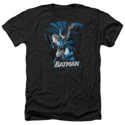 Justice League Batman Blue & Gray Men's Heather T-Shirt Men's Heather T-Shirt Batman   