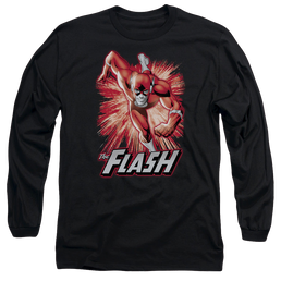 Flash, The Flash Red & Gray - Men's Long Sleeve T-Shirt Men's Long Sleeve T-Shirt The Flash   