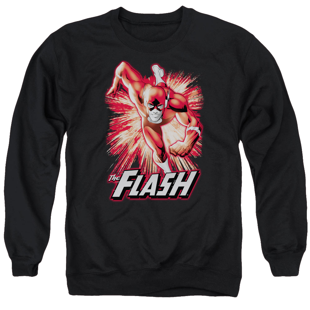 Flash, The Flash Red & Gray - Men's Crewneck Sweatshirt Men's Crewneck Sweatshirt The Flash   