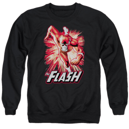 Flash, The Flash Red & Gray - Men's Crewneck Sweatshirt Men's Crewneck Sweatshirt The Flash   