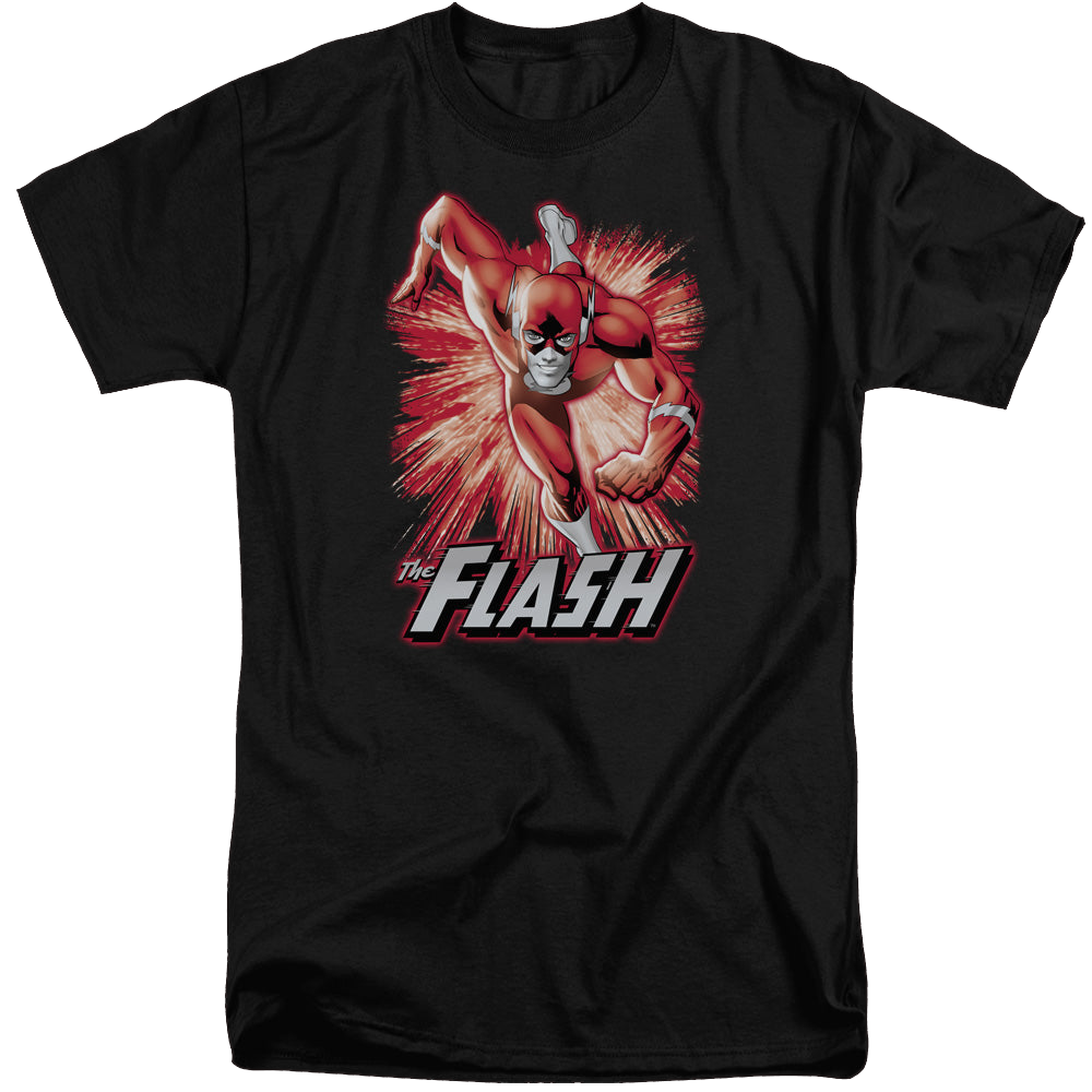 Flash, The Flash Red & Gray - Men's Tall Fit T-Shirt Men's Tall Fit T-Shirt The Flash   