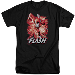 Flash, The Flash Red & Gray - Men's Tall Fit T-Shirt Men's Tall Fit T-Shirt The Flash   