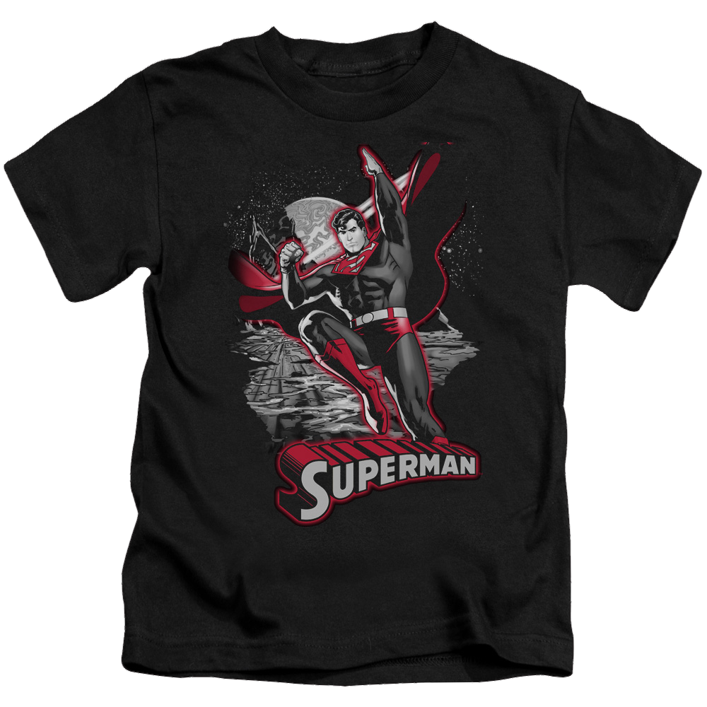 Superman Superman Red & Gray - Kid's T-Shirt Kid's T-Shirt (Ages 4-7) Superman   