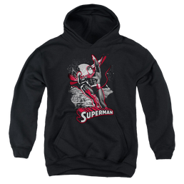 Superman Superman Red & Gray - Youth Hoodie Youth Hoodie (Ages 8-12) Superman   