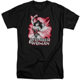 Justice League Wonder Woman Red & Gray Men's Tall Fit T-Shirt Men's Tall Fit T-Shirt Wonder Woman   