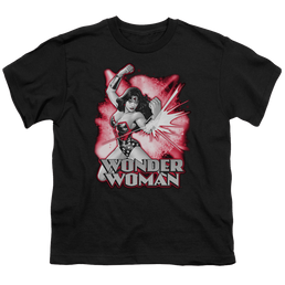 Wonder Woman Wonder Woman Red & Gray - Youth T-Shirt Youth T-Shirt (Ages 8-12) Wonder Woman   