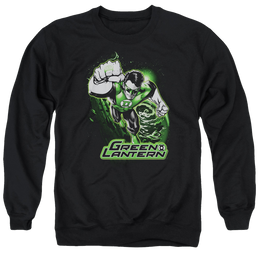 Green Lantern Green Lantern Green & Gray - Men's Crewneck Sweatshirt Men's Crewneck Sweatshirt Green Lantern   