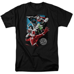 Justice League Galactic Attack Men's Regular Fit T-Shirt Men's Regular Fit T-Shirt Justice League   