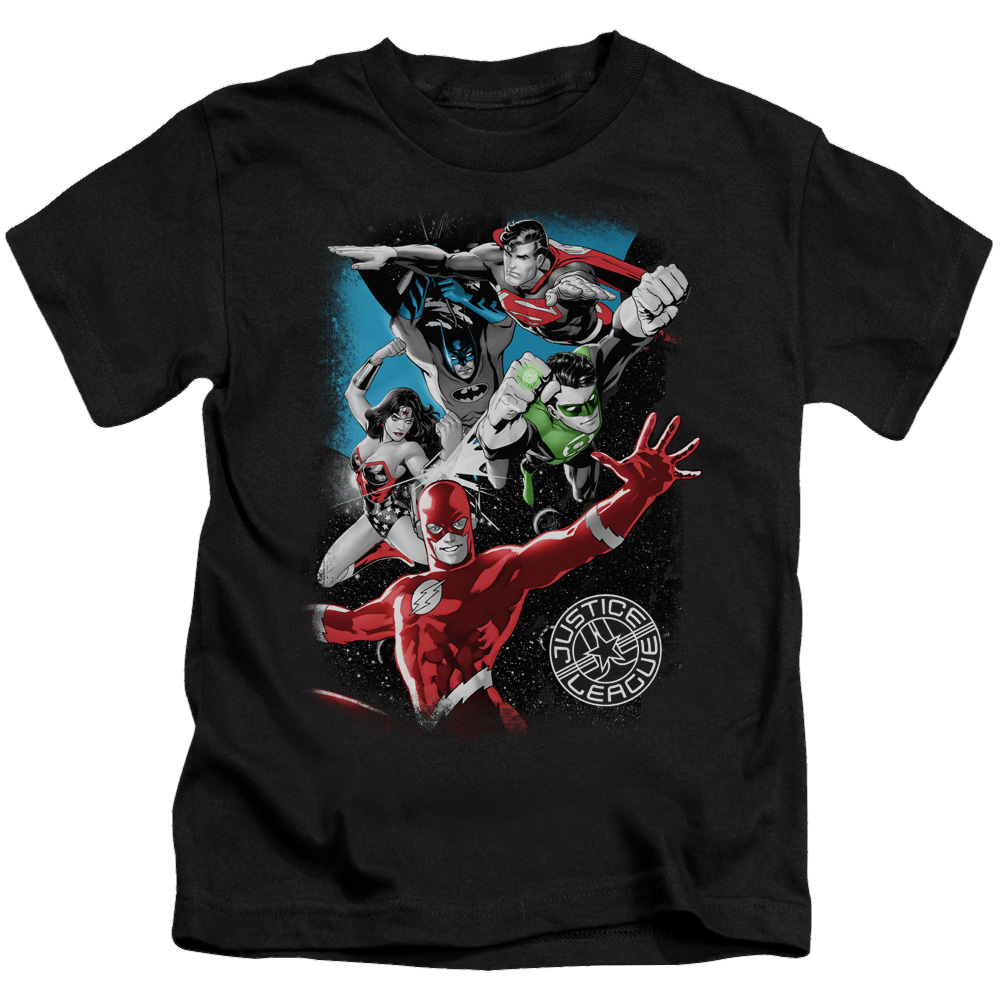 Justice League Galactic Attack - Kid's T-Shirt Kid's T-Shirt (Ages 4-7) Justice League   
