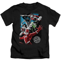 Justice League Galactic Attack - Kid's T-Shirt Kid's T-Shirt (Ages 4-7) Justice League   