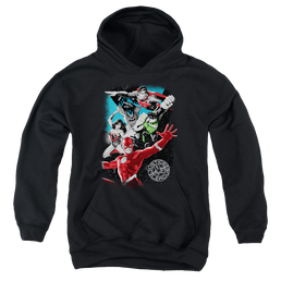 Justice League Galactic Attack - Youth Hoodie Youth Hoodie (Ages 8-12) Justice League   