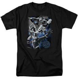 Justice League Galactic Attack Nebula Men's Regular Fit T-Shirt Men's Regular Fit T-Shirt Justice League   