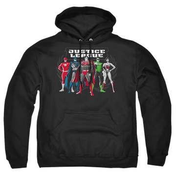 Justice League The Big Five Pullover Hoodie Pullover Hoodie Justice League   