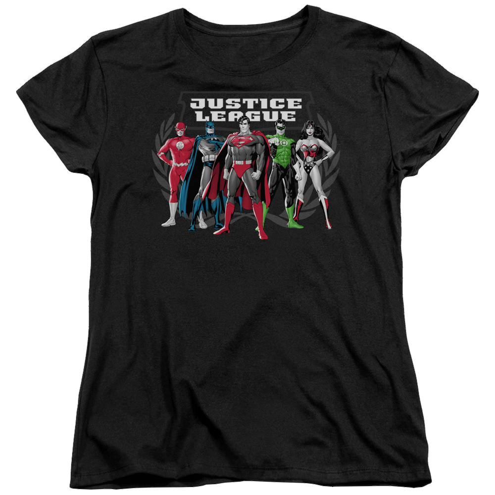 Justice League The Big Five Women's T-Shirt Women's T-Shirt Justice League   