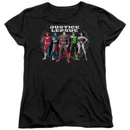 Justice League The Big Five Women's T-Shirt Women's T-Shirt Justice League   