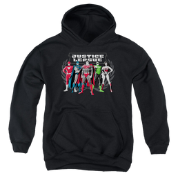 Justice League The Big Five - Youth Hoodie Youth Hoodie (Ages 8-12) Justice League   