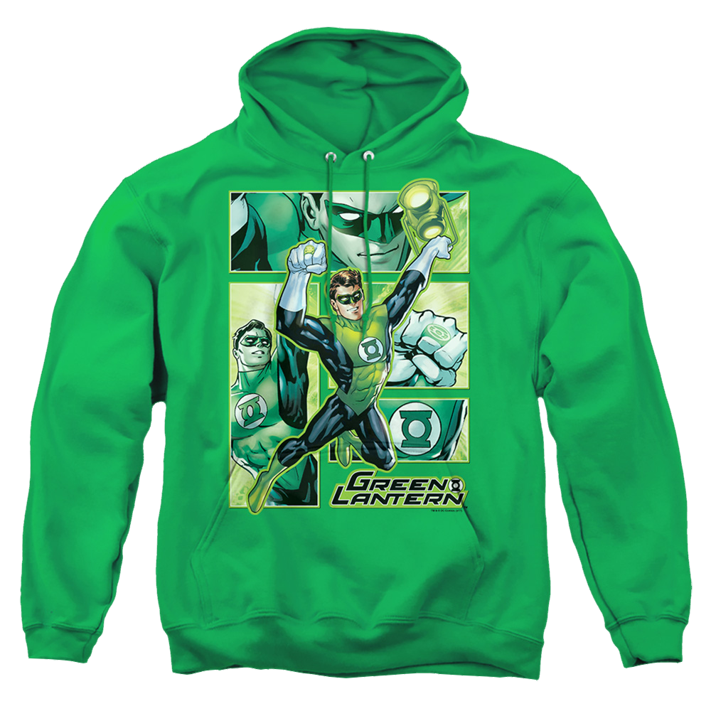 Green Lantern Green Lantern Panels - Pullover Hoodie Pullover Hoodie Green Lantern   