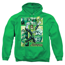 Green Lantern Green Lantern Panels - Pullover Hoodie Pullover Hoodie Green Lantern   