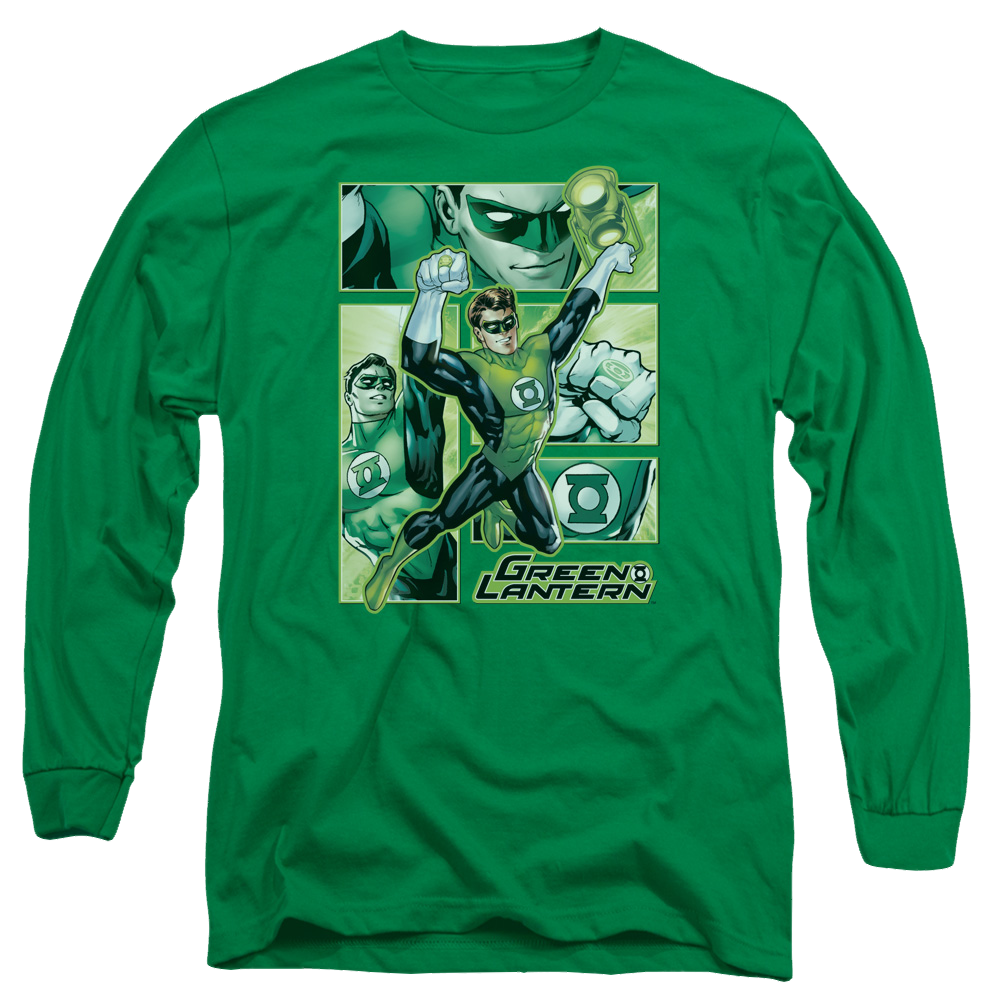 Green Lantern Green Lantern Panels - Men's Long Sleeve T-Shirt Men's Long Sleeve T-Shirt Green Lantern   