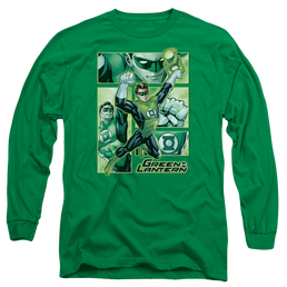 Green Lantern Green Lantern Panels - Men's Long Sleeve T-Shirt Men's Long Sleeve T-Shirt Green Lantern   