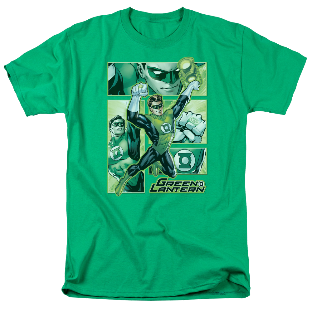 Green Lantern Green Lantern Panels - Men's Regular Fit T-Shirt Men's Regular Fit T-Shirt Green Lantern   
