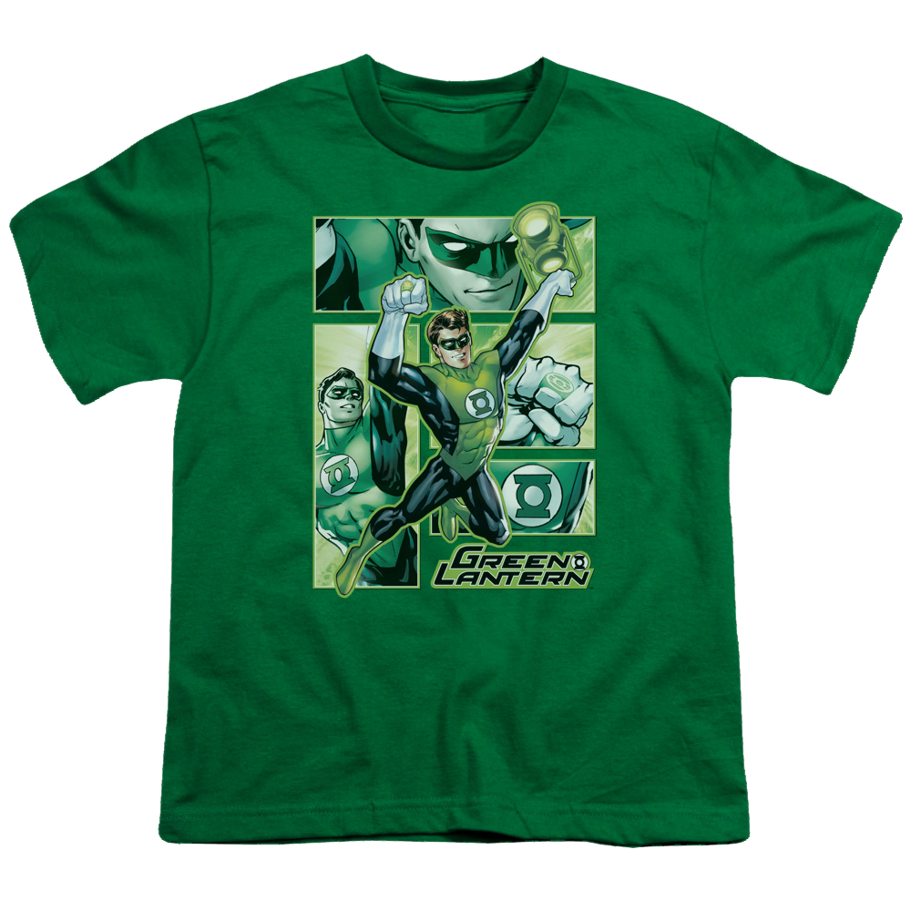 Green Lantern Green Lantern Panels - Youth T-Shirt Youth T-Shirt (Ages 8-12) Green Lantern   