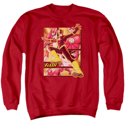 Flash, The Flash - Men's Crewneck Sweatshirt Men's Crewneck Sweatshirt The Flash   