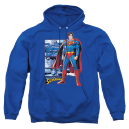 Justice League Superman Panels Pullover Hoodie Pullover Hoodie Superman   