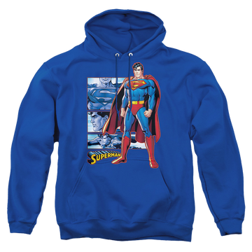 Justice League Superman Panels Pullover Hoodie Pullover Hoodie Superman   