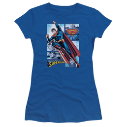 Justice League Superman Panels Juniors T-Shirt Juniors T-Shirt Superman   