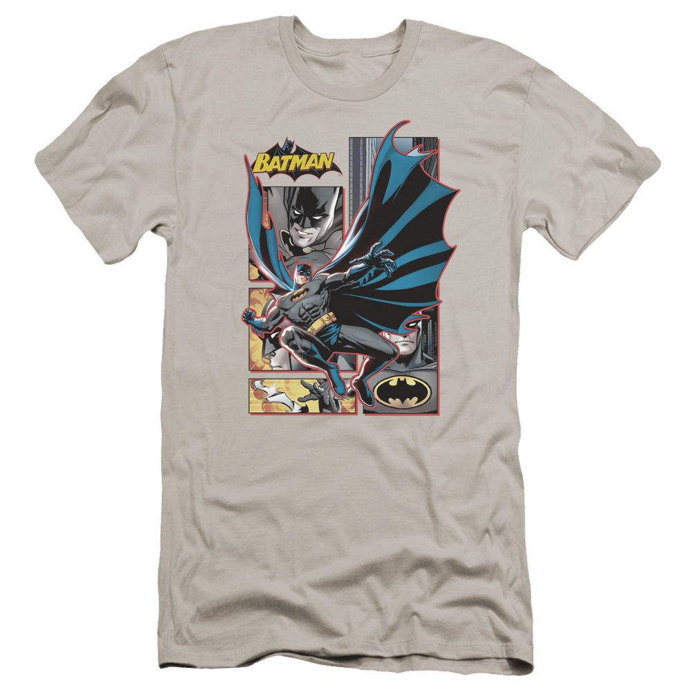 Justice League Batman Panels Men's Premium Slim Fit T-Shirt Men's Premium Slim Fit T-Shirt Batman   