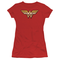 Justice League Golden Juniors T-Shirt Juniors T-Shirt Wonder Woman   