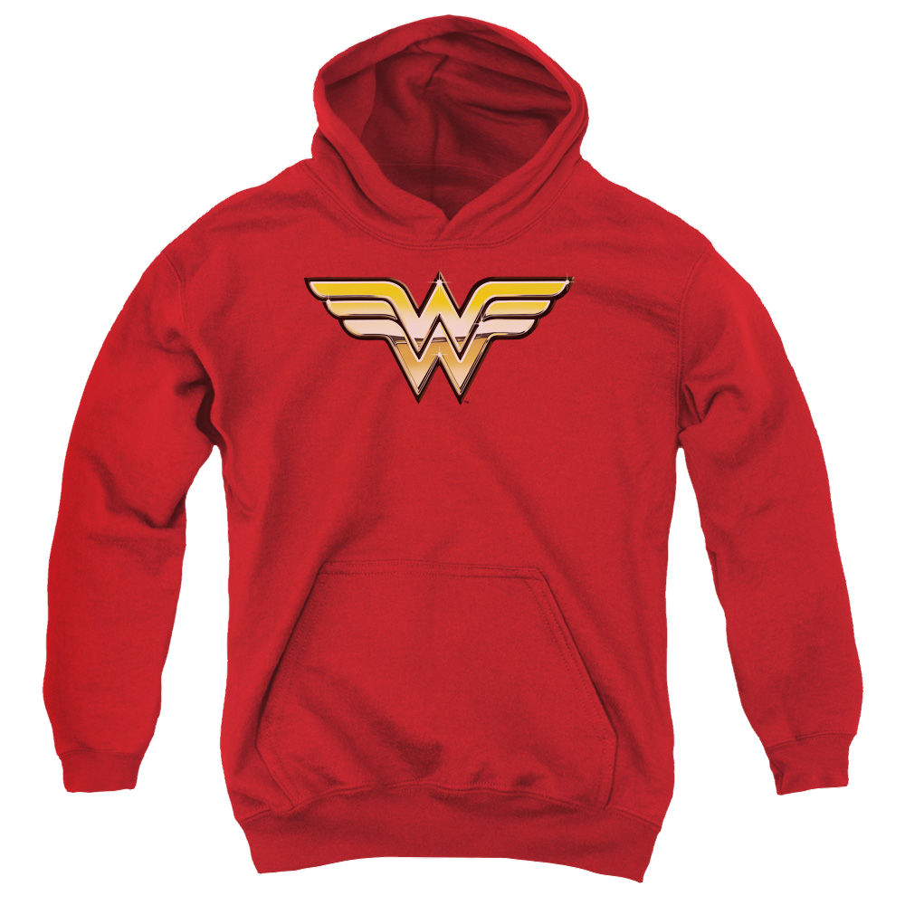 Wonder Woman Golden - Youth Hoodie Youth Hoodie (Ages 8-12) Wonder Woman   