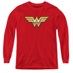 Wonder Woman Golden - Youth Long Sleeve T-Shirt Youth Long Sleeve T-Shirt Wonder Woman   