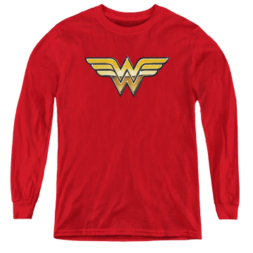Wonder Woman Golden - Youth Long Sleeve T-Shirt Youth Long Sleeve T-Shirt Wonder Woman   
