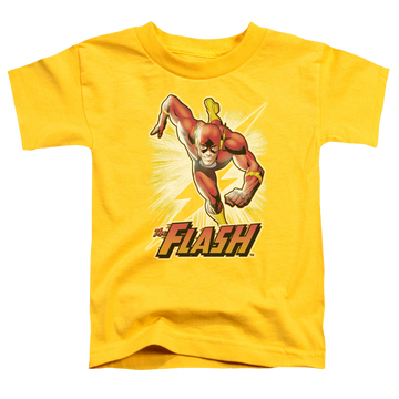 Yellow toddler t-shirt with Flash Yellow graphic