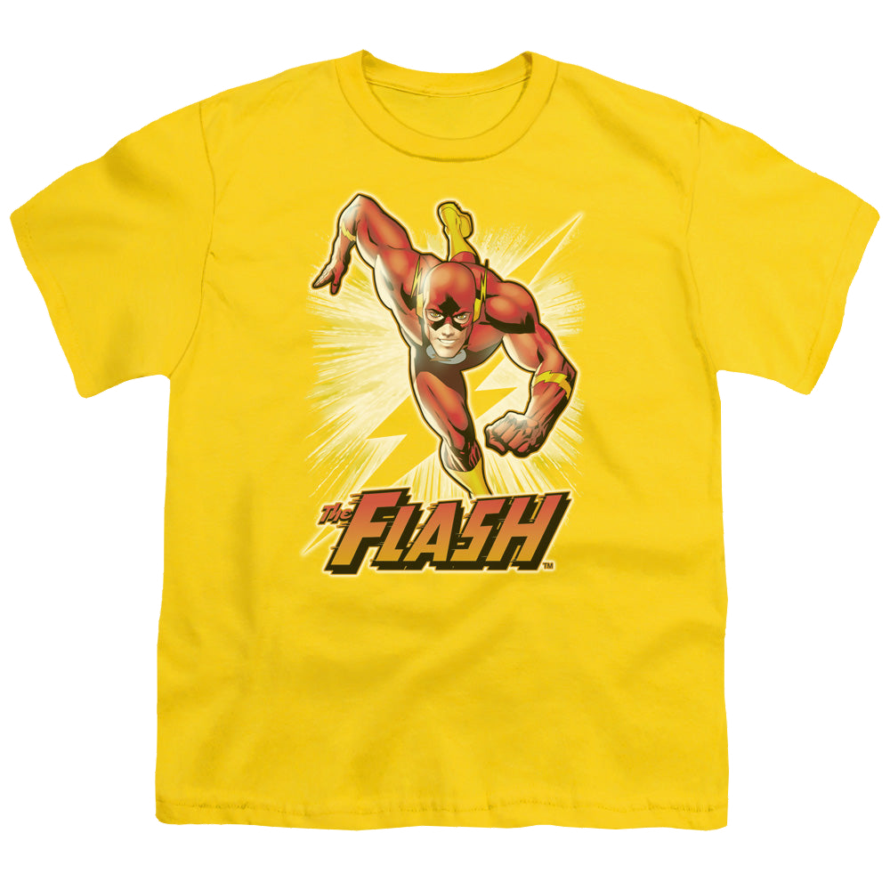 Flash, The Flash Yellow - Youth T-Shirt Youth T-Shirt (Ages 8-12) The Flash   