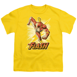 Flash, The Flash Yellow - Youth T-Shirt Youth T-Shirt (Ages 8-12) The Flash   