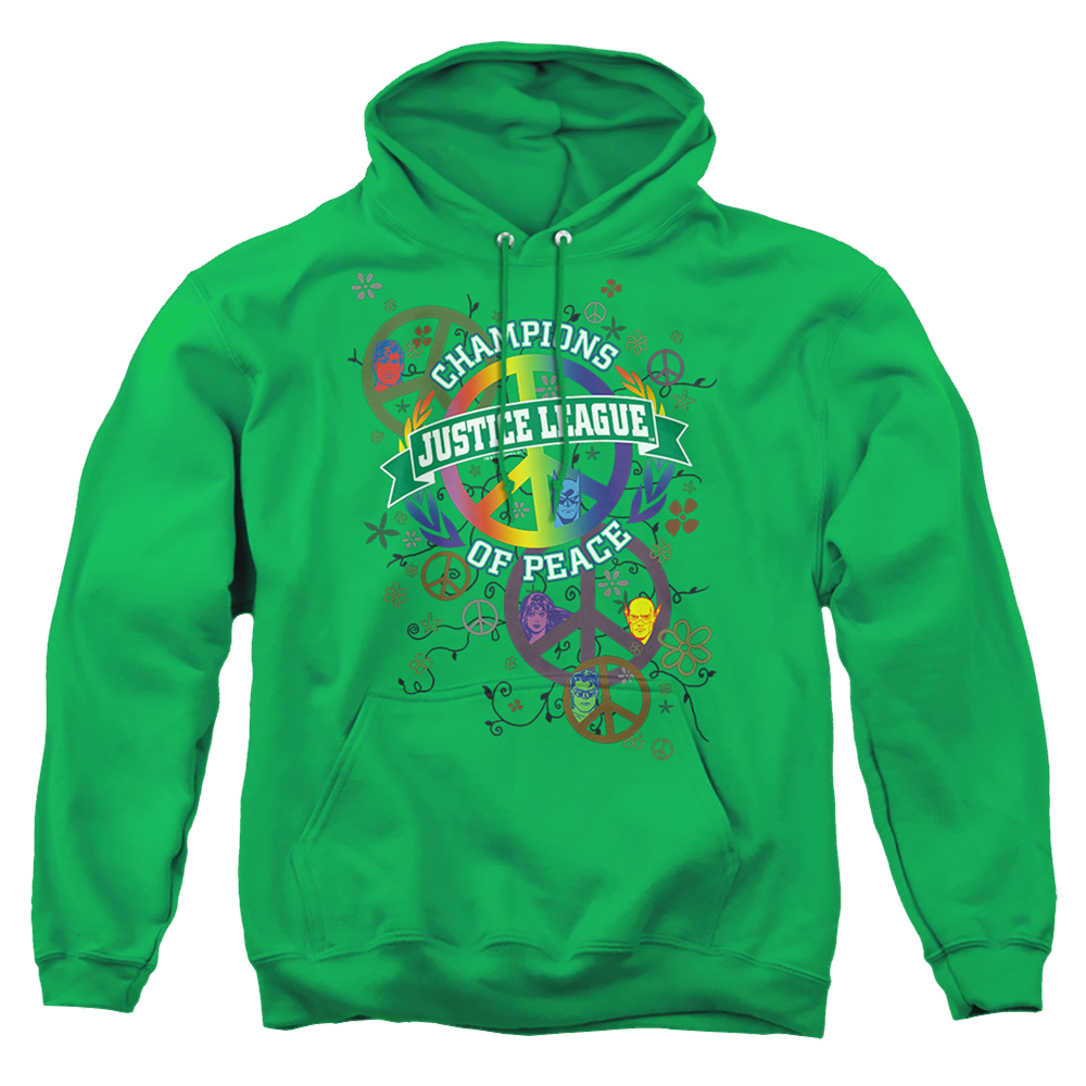 Justice League Peace League - Pullover Hoodie Pullover Hoodie Justice League   