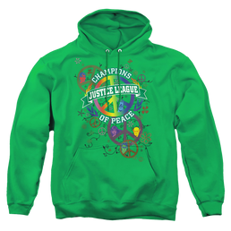 Justice League Peace League - Pullover Hoodie Pullover Hoodie Justice League   