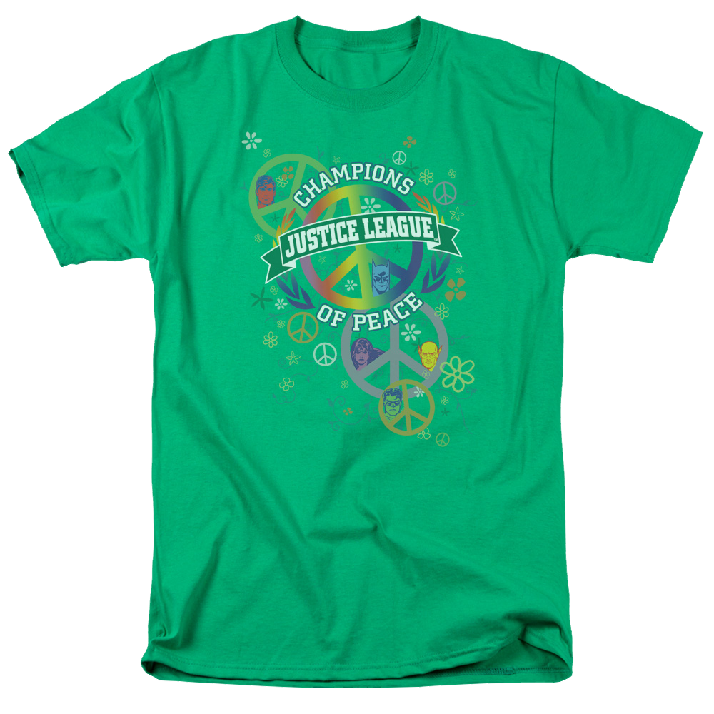 Justice League Peace League Men's Regular Fit T-Shirt Men's Regular Fit T-Shirt Justice League   