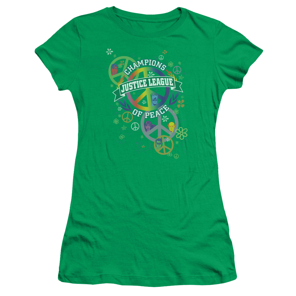 Justice League Peace League Juniors T-Shirt Juniors T-Shirt Justice League   
