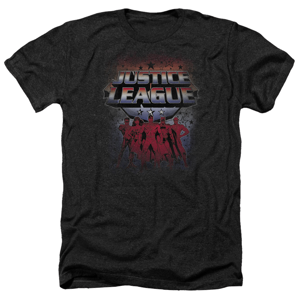 Justice League Star League Men's Heather T-Shirt Men's Heather T-Shirt Justice League   