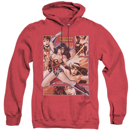 Wonder Woman Wonder Woman Panels - Heather Pullover Hoodie Heather Pullover Hoodie Wonder Woman   