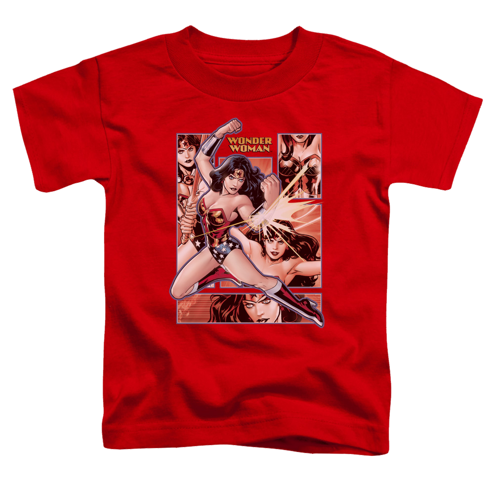 Wonder Woman Wonder Woman Panels - Kid's T-Shirt Kid's T-Shirt (Ages 4-7) Wonder Woman   