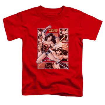 Wonder Woman Wonder Woman Panels - Kid's T-Shirt Kid's T-Shirt (Ages 4-7) Wonder Woman   