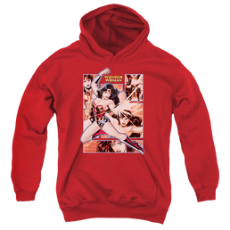 Wonder Woman Wonder Woman Panels - Youth Hoodie Youth Hoodie (Ages 8-12) Wonder Woman   