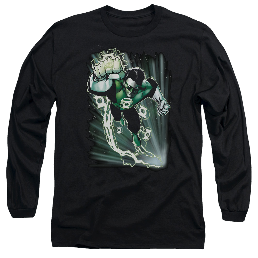Green Lantern Emerald Energy - Men's Long Sleeve T-Shirt Men's Long Sleeve T-Shirt Green Lantern   